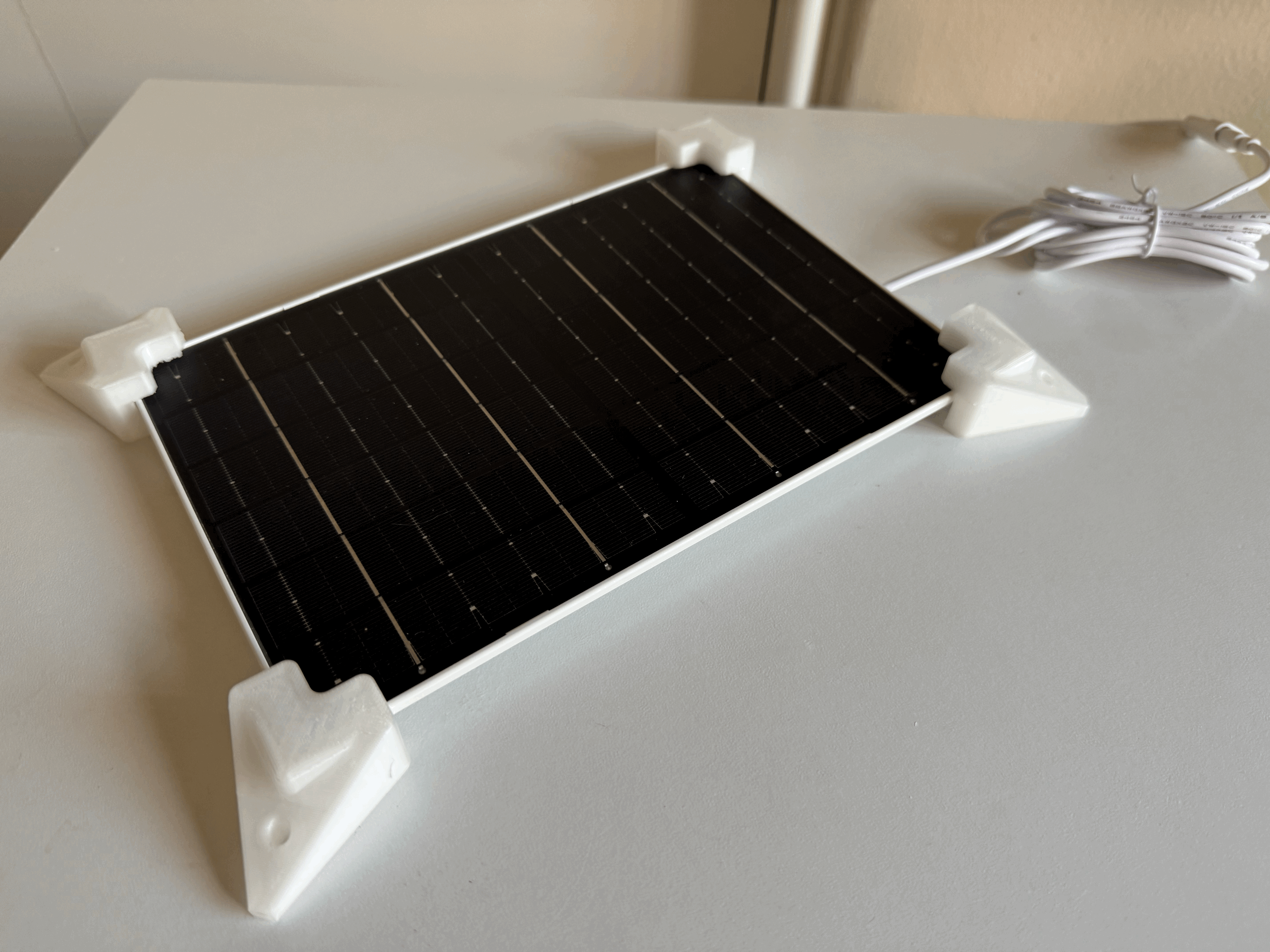 Solar Panel Roof Mounts for Security Cameras