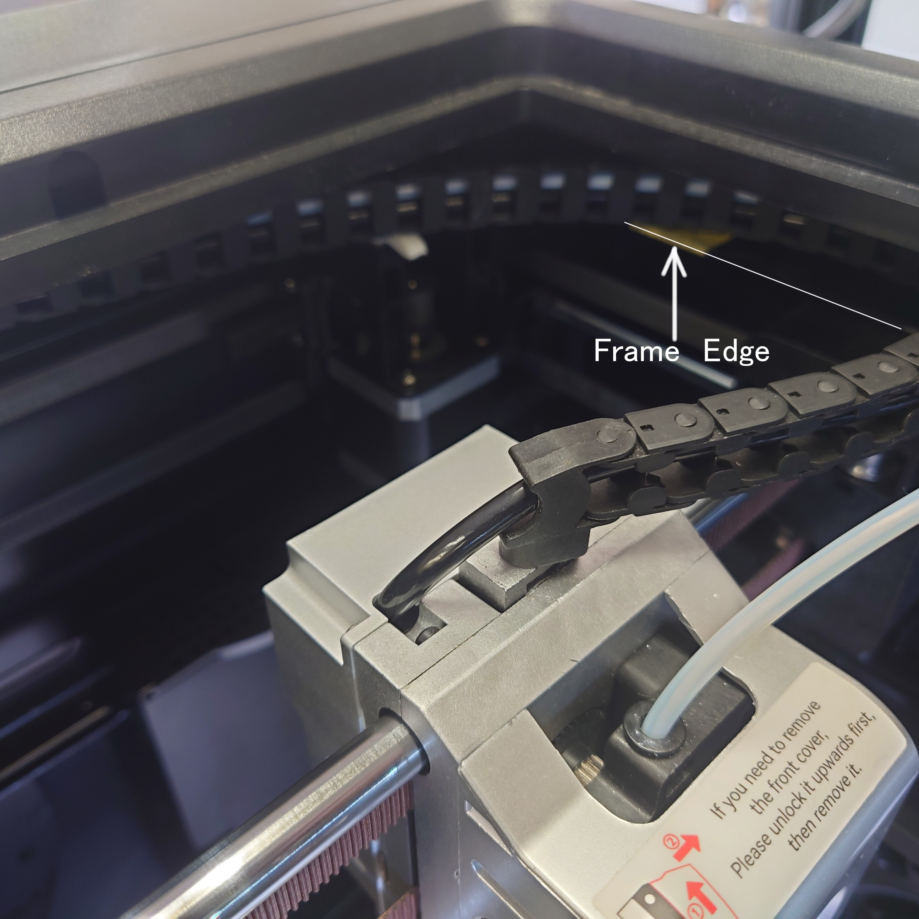 Qidi X-MAX3 Cable carrier raiser — thumbnail 2