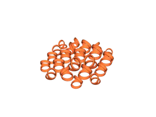 EDS Hyper Mobile Ring Splints by Fated Filaments | Download free STL ...