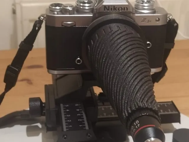 Microscope Objective Macro Lens Adapter for Nikon Z-Mount