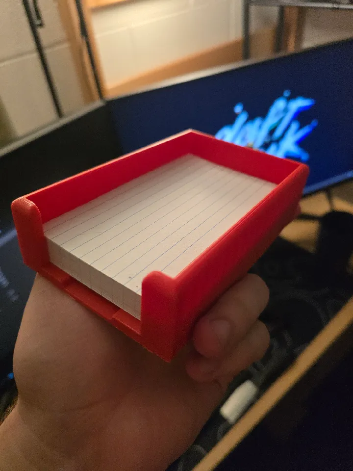 Notecard Holder by Michael Garmon | Download free STL model ...