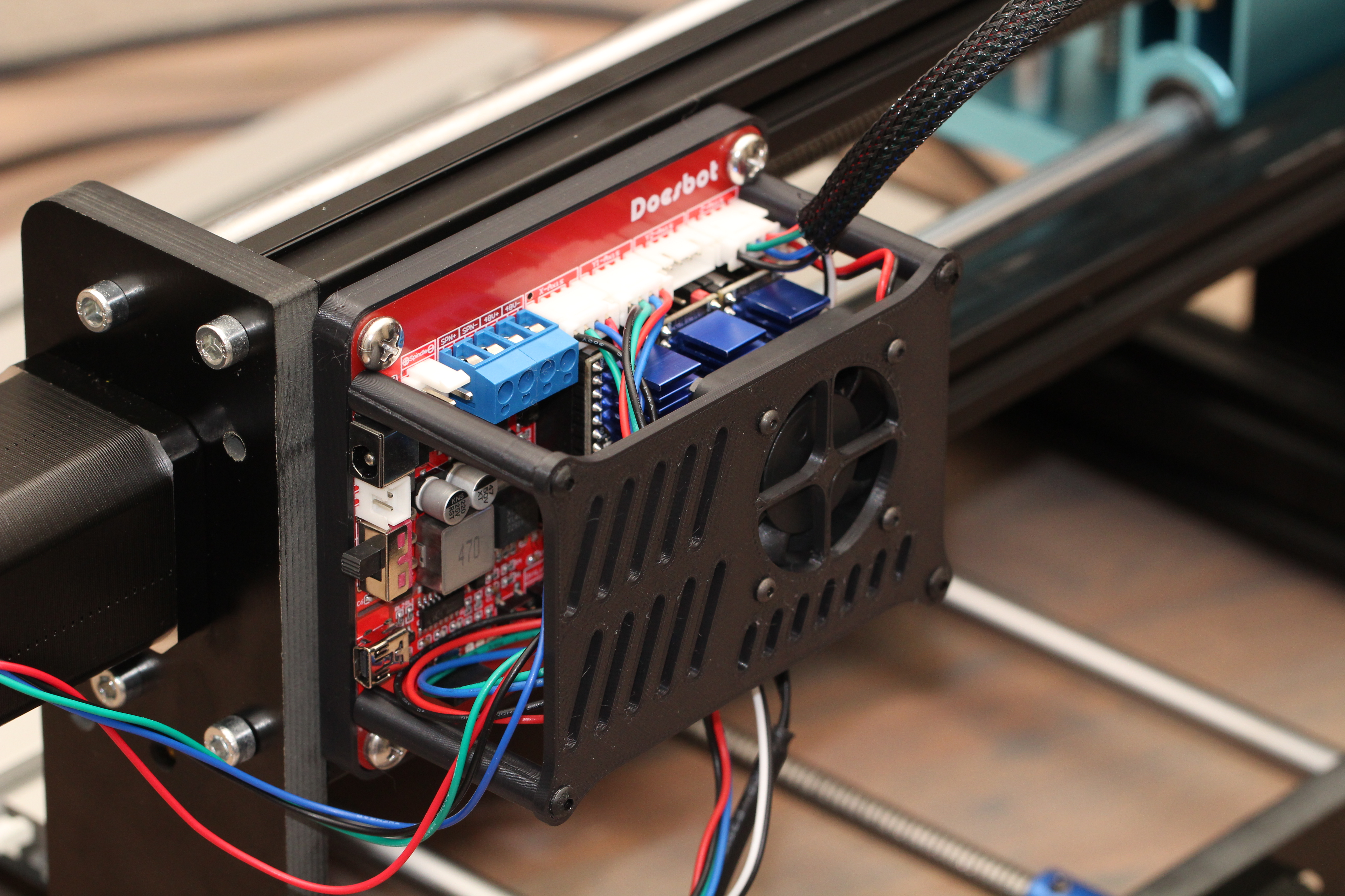Doesbot GRBL CNC Controller Mount (Genmitsu 3018-PRO)