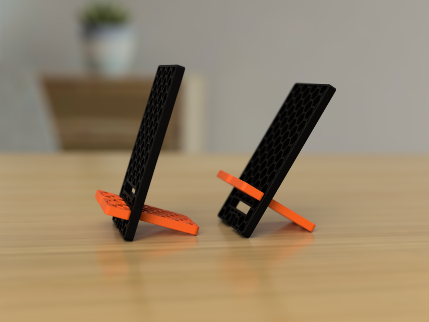 Miniatura 3 do modelo 3D Simple Honeycomb Mobile Stand