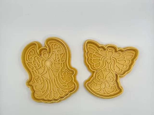 Christmas angels cookie cutter / stamp