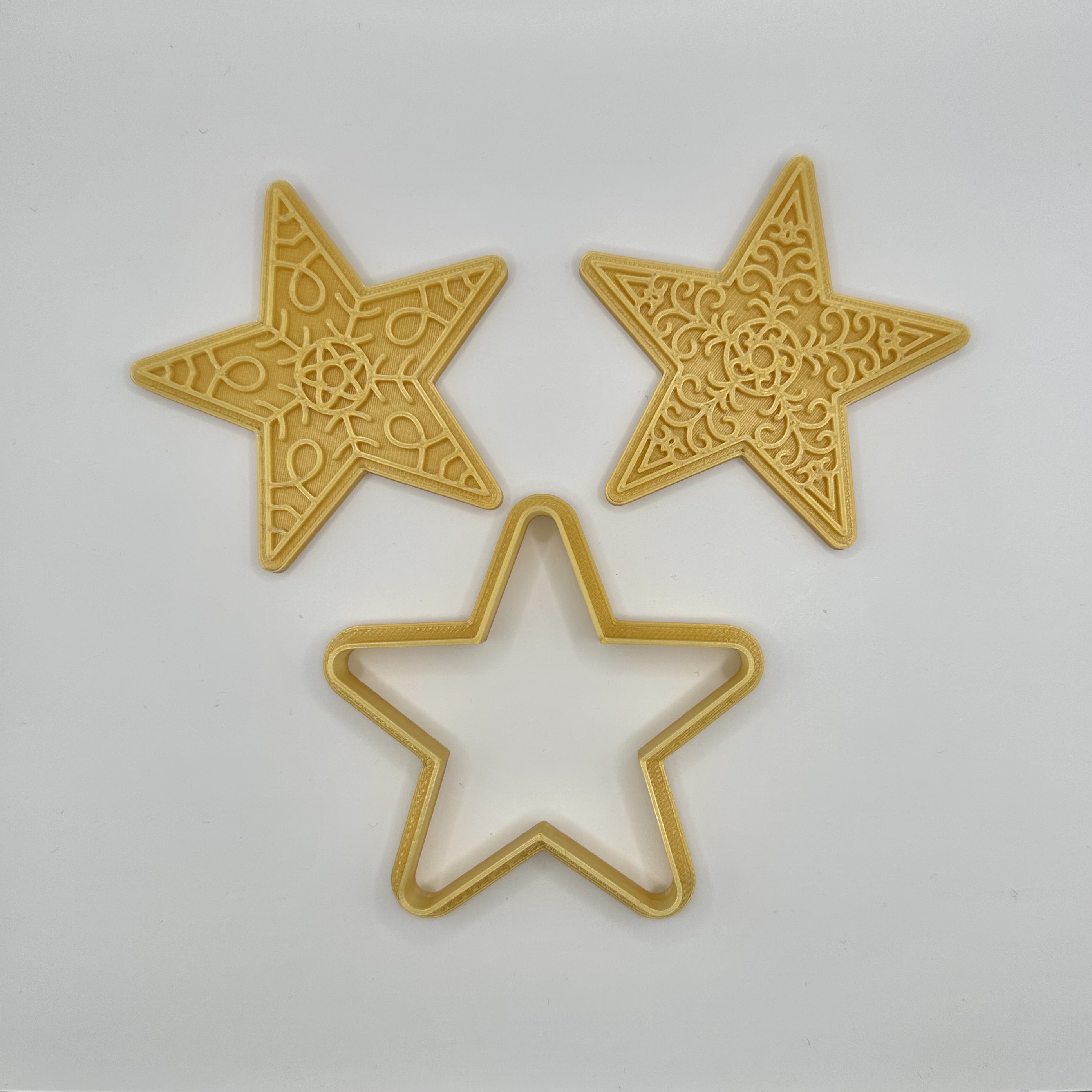 Christmas star cookie cutter / stamp