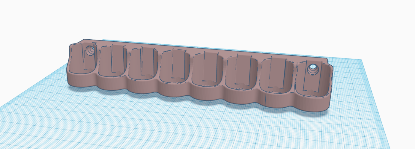 Clipper holder wall 8 pieces - Lighter showcase