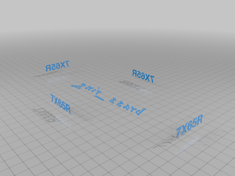 7X65mm Rimmed Stacking Loading Block by brass_ring | Download free STL ...