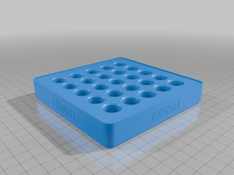 7X65mm Rimmed Vase Mode Stacking Loading Block