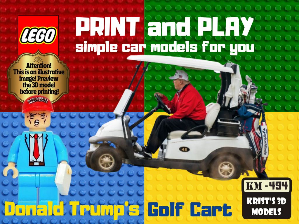 LEGO Donald Trump's Golf Cart