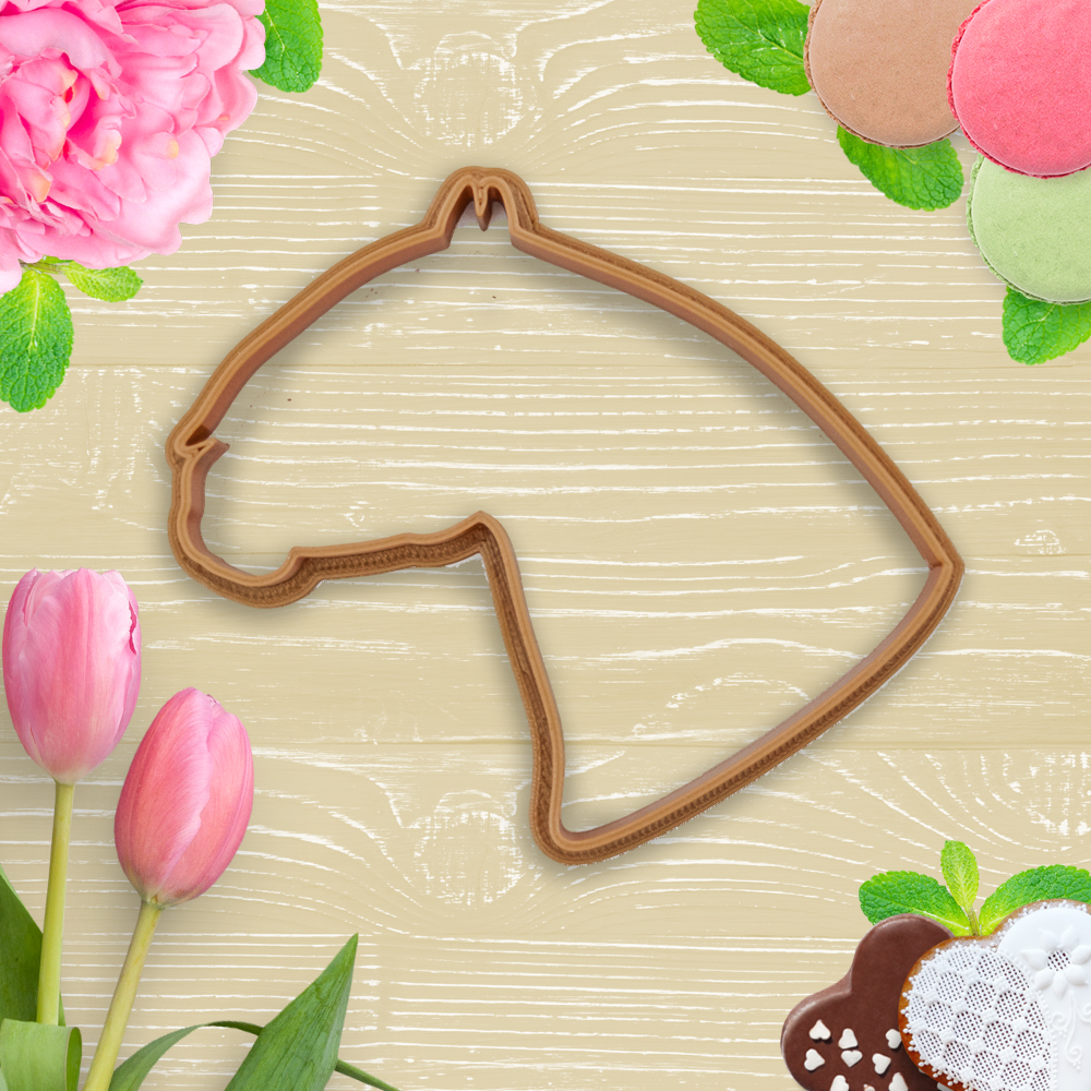 Horse Irish cob head cookie cutter