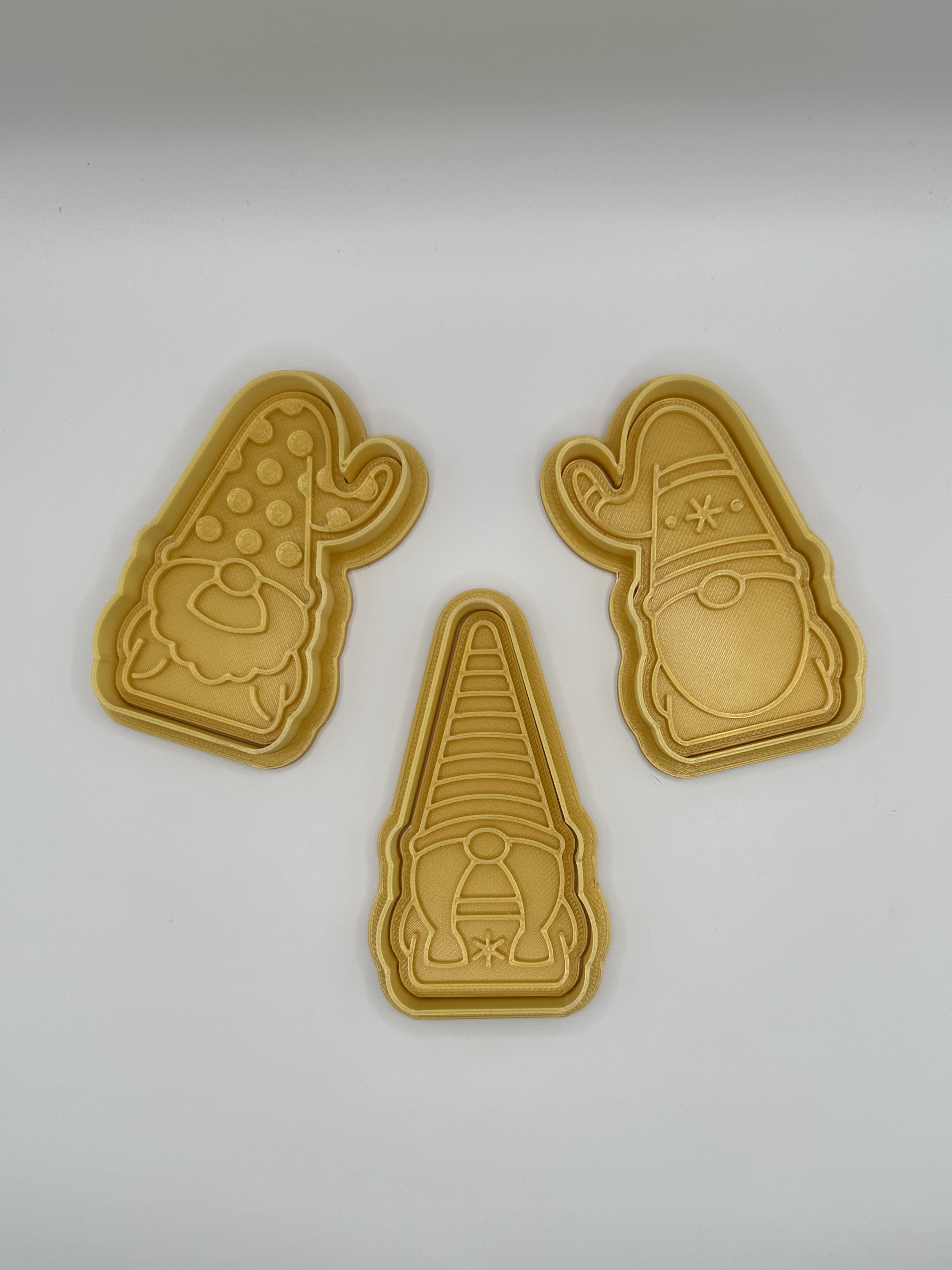 Christmas gnome cookie cutter / stamp