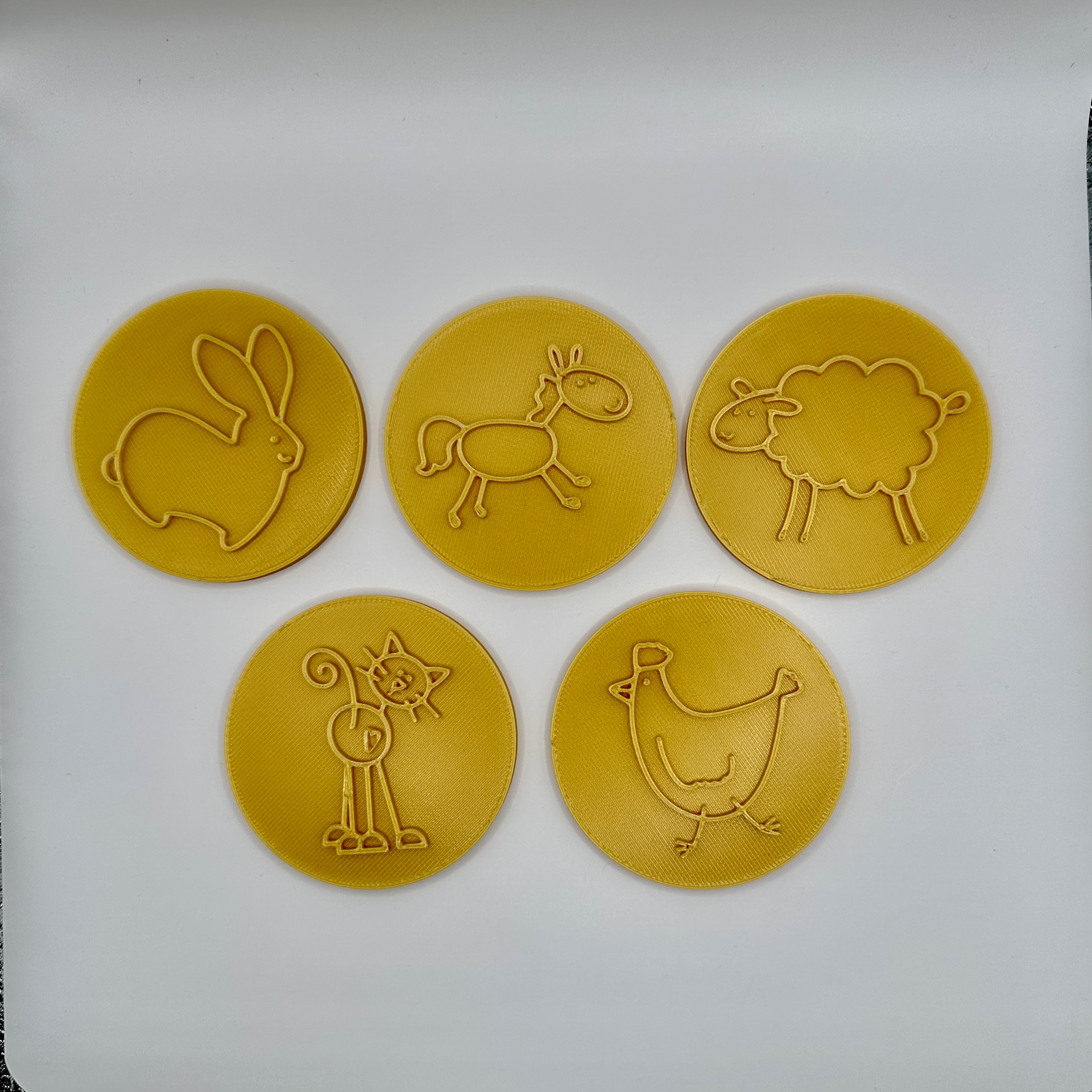 Animals cookie cutter / stamp