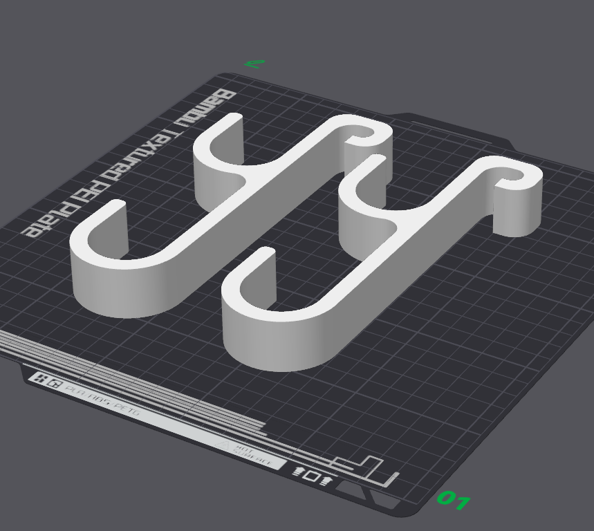 Miniatura 2 do modelo 3D Umbrella mount Isofix double hook