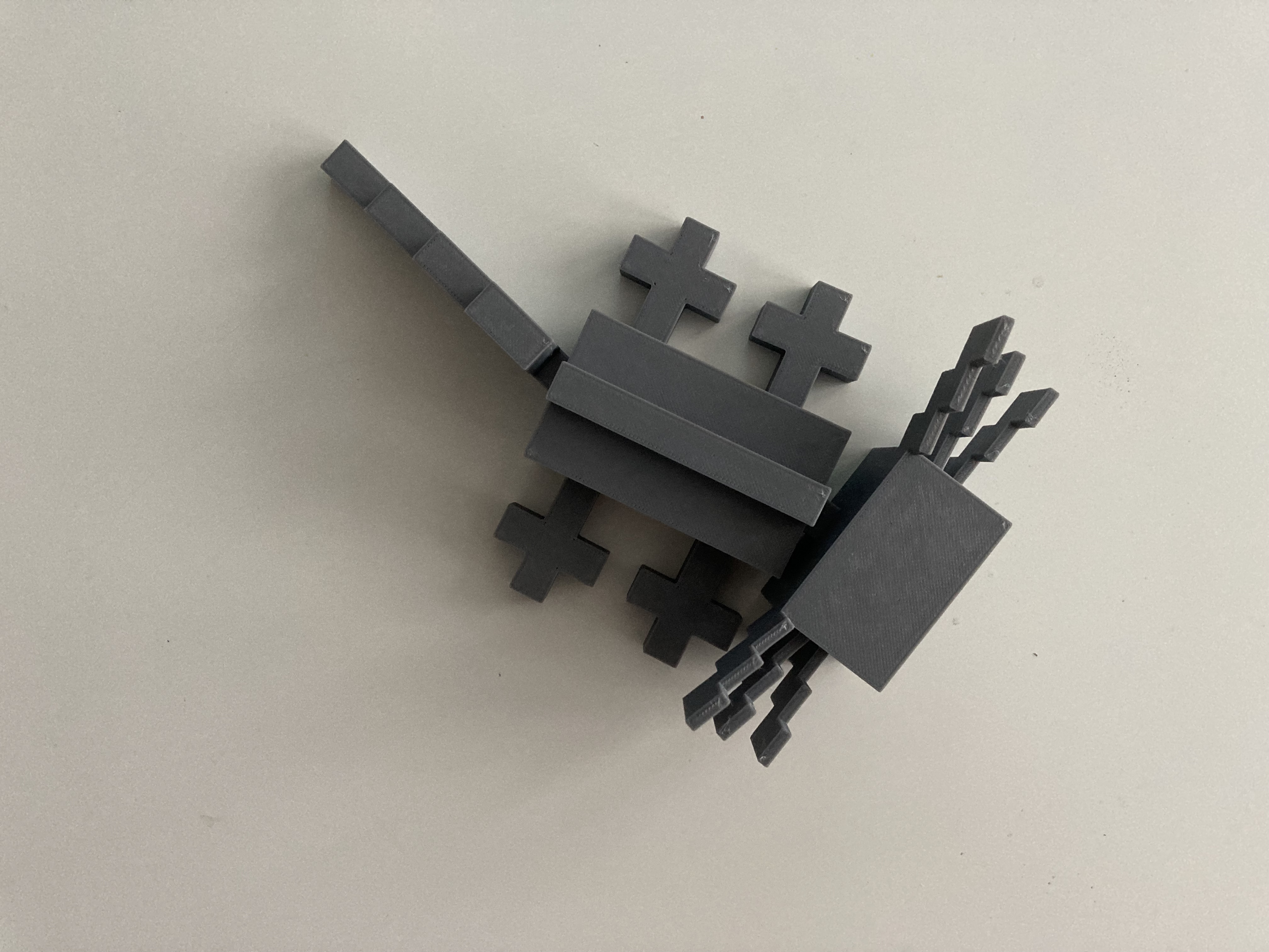 Miniatura 7 do modelo 3D Flexi Axolotl Minecraft