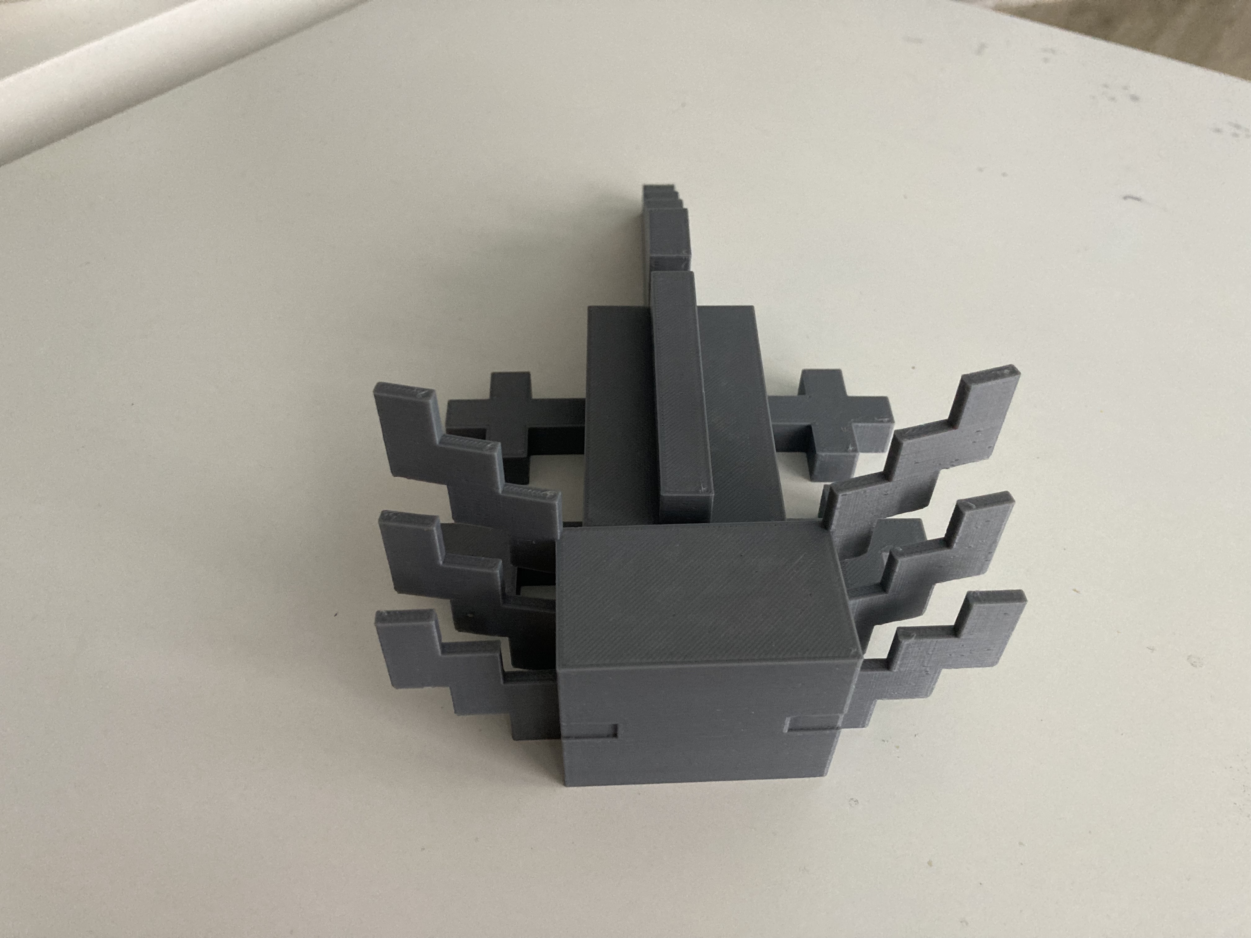 Miniatura 4 do modelo 3D Flexi Axolotl Minecraft