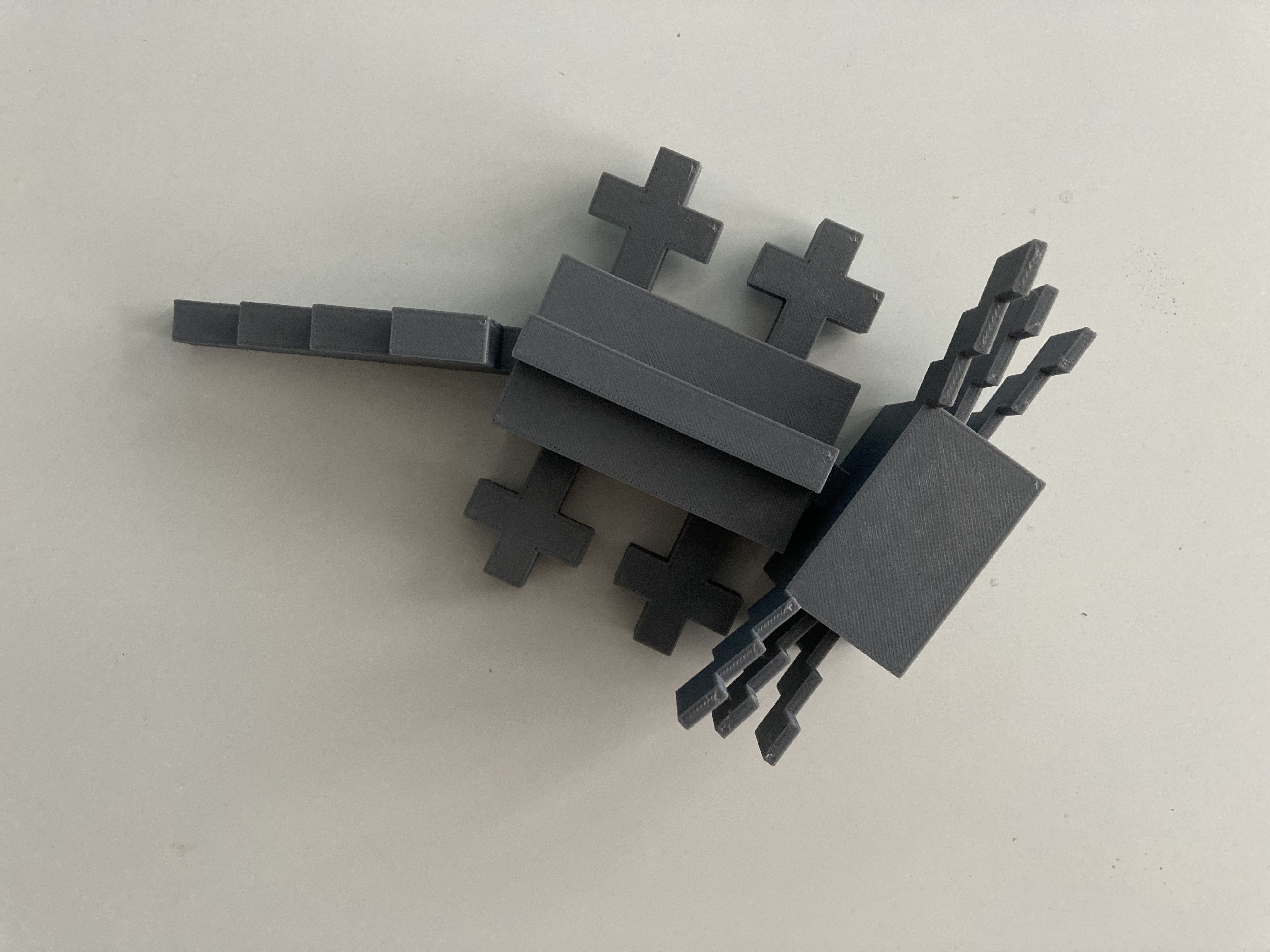 Miniatura 8 do modelo 3D Flexi Axolotl Minecraft