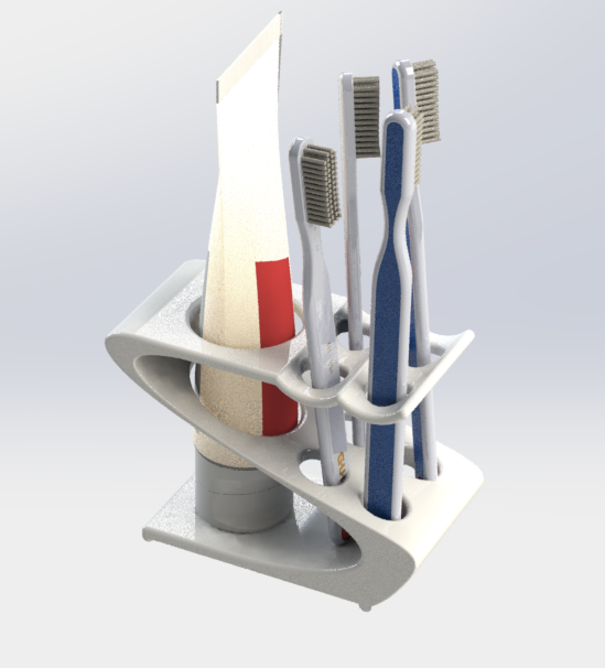 Toothbrush Holder for 2 and 4 brushes