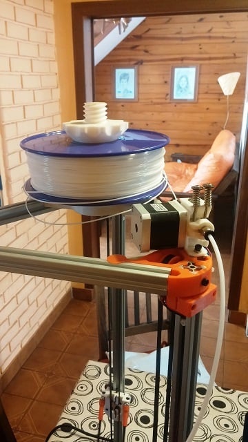 Spool holder for delta 2020 profile