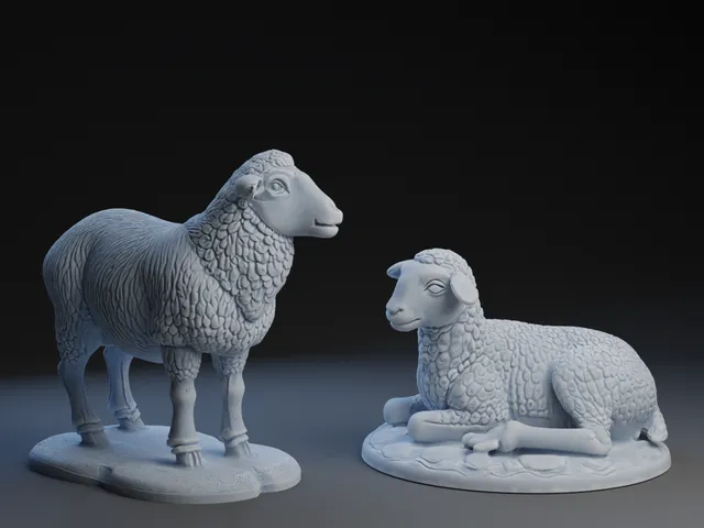Nativity Sheep Set