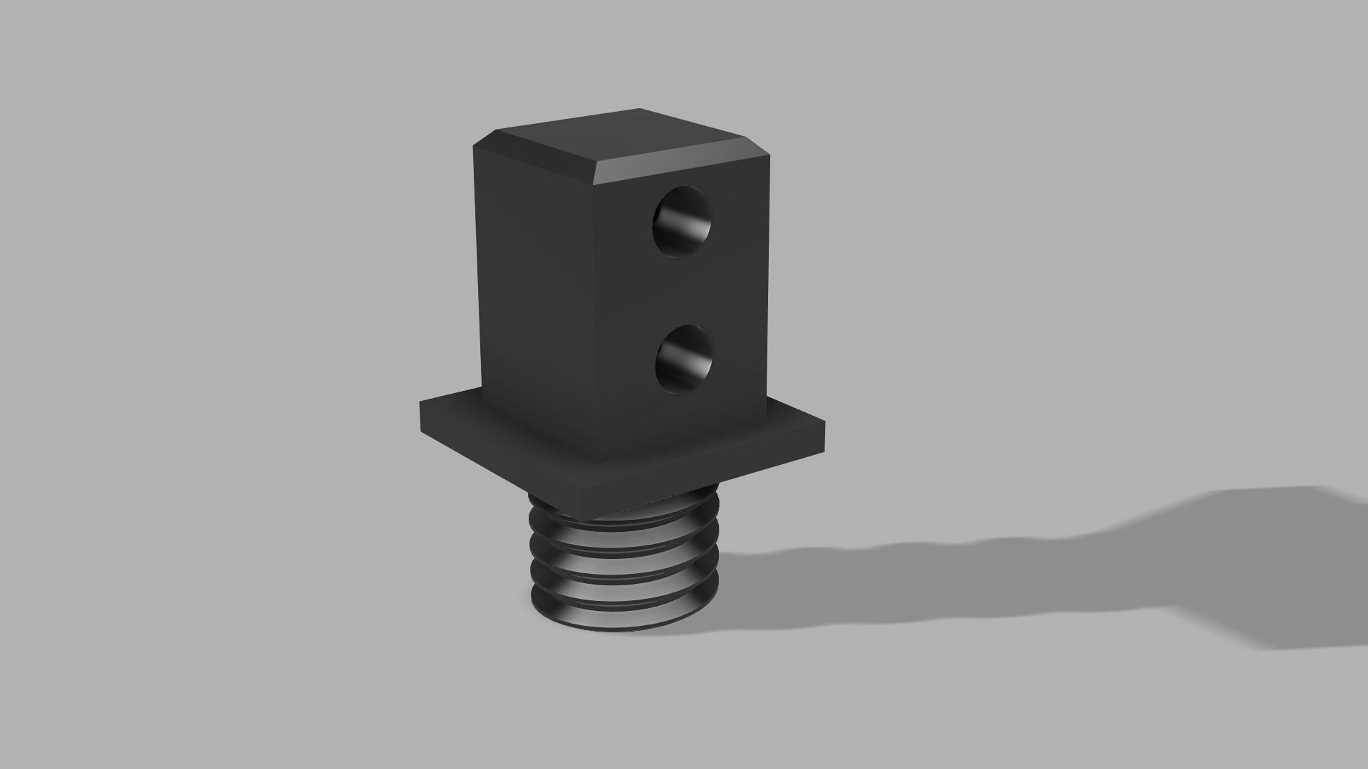 Magnetic 1-2 Inch holder M12 & RailNut M12