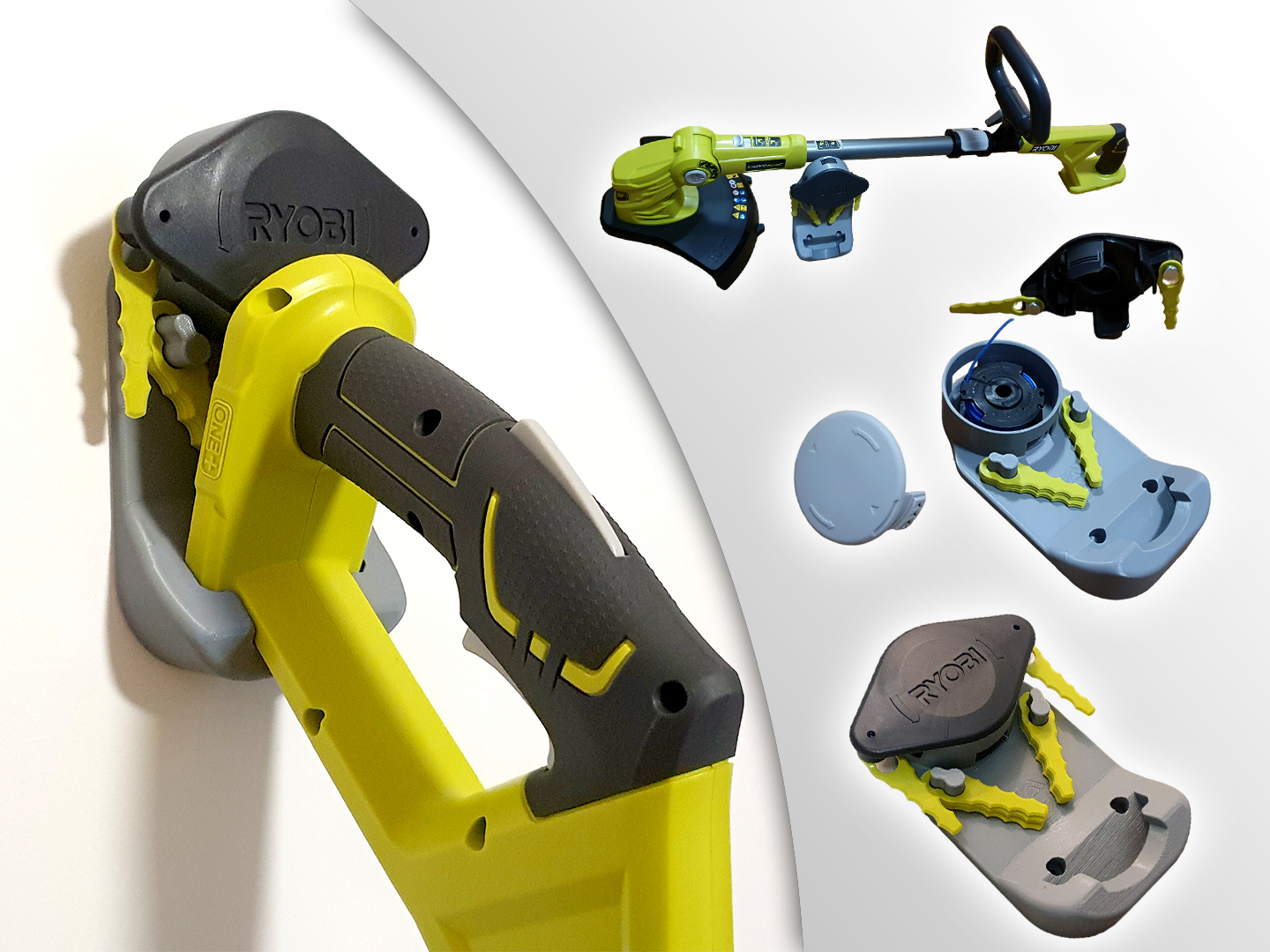 Ryobi Lawn Trimmer Wallmount