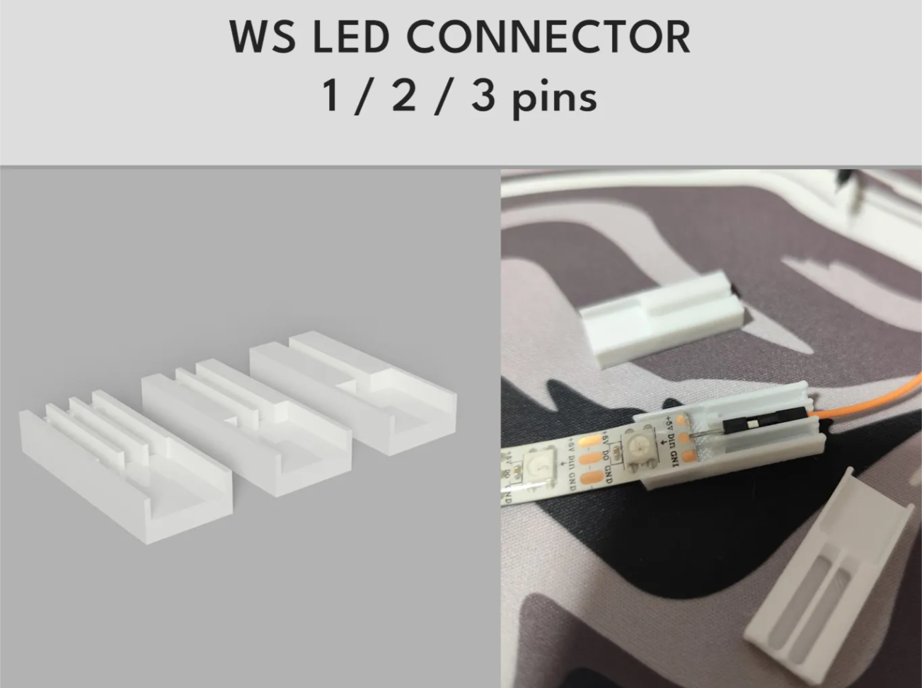 WS2812B LED Connector
