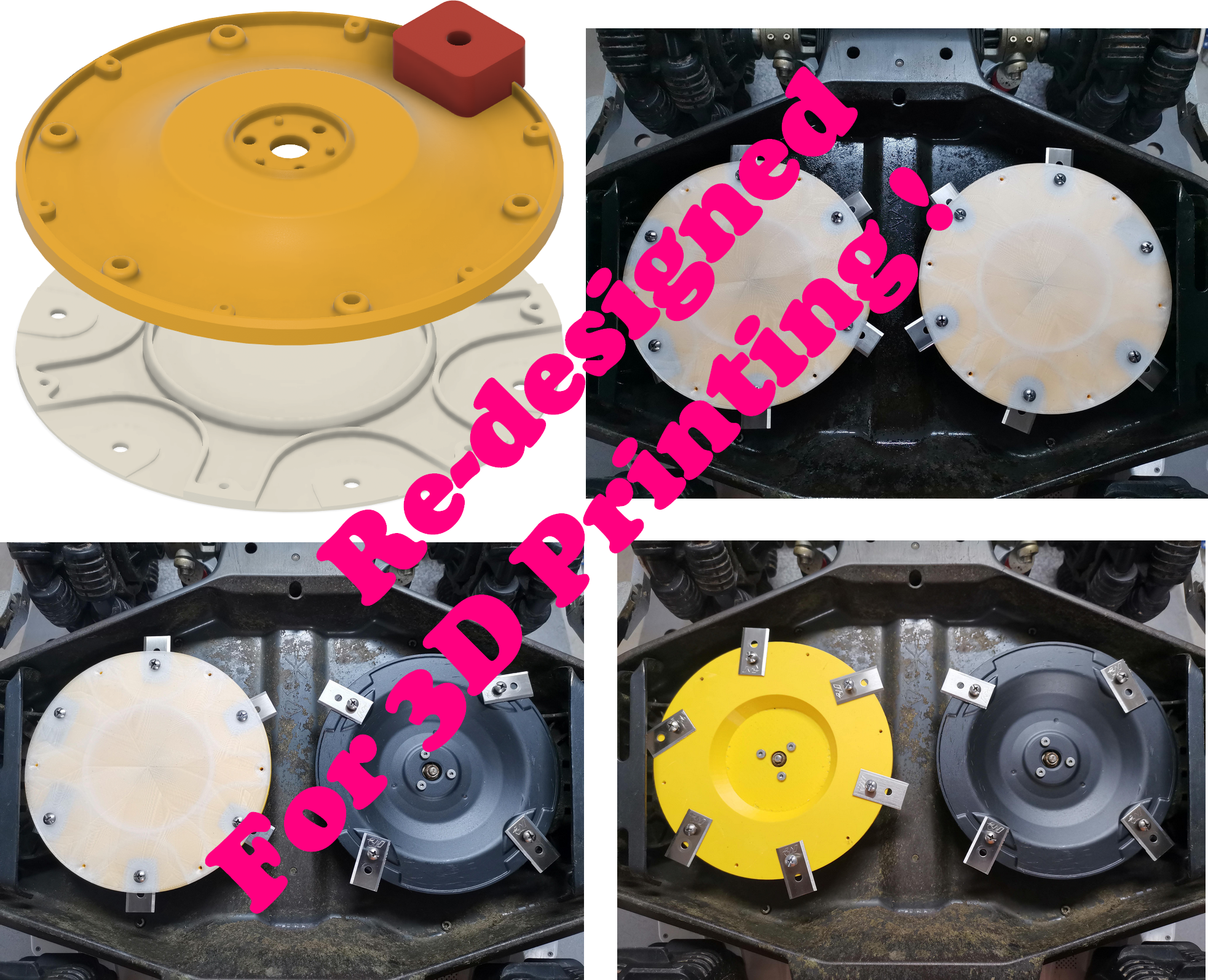 Luba AWD - 6 Blades cutting disk & blades cover