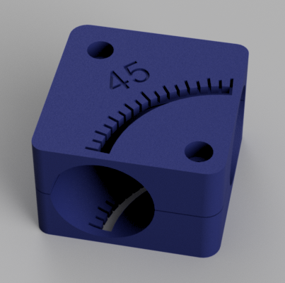33,7mm pipe bend/elbow cutting jig