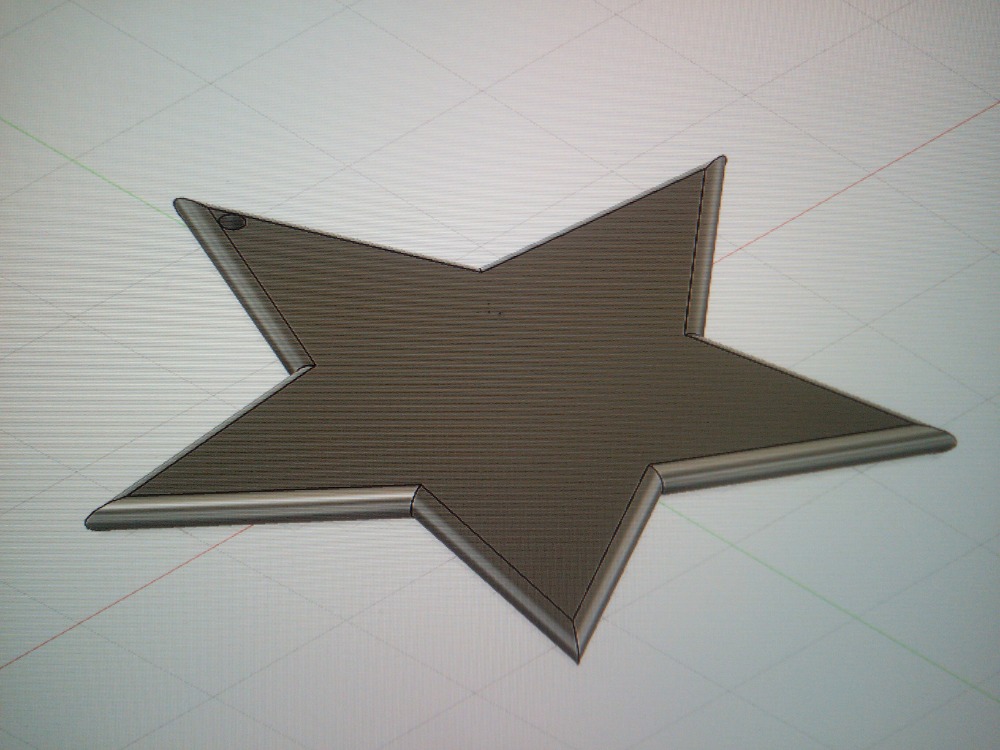 hvězdná ozdoba - star ornament