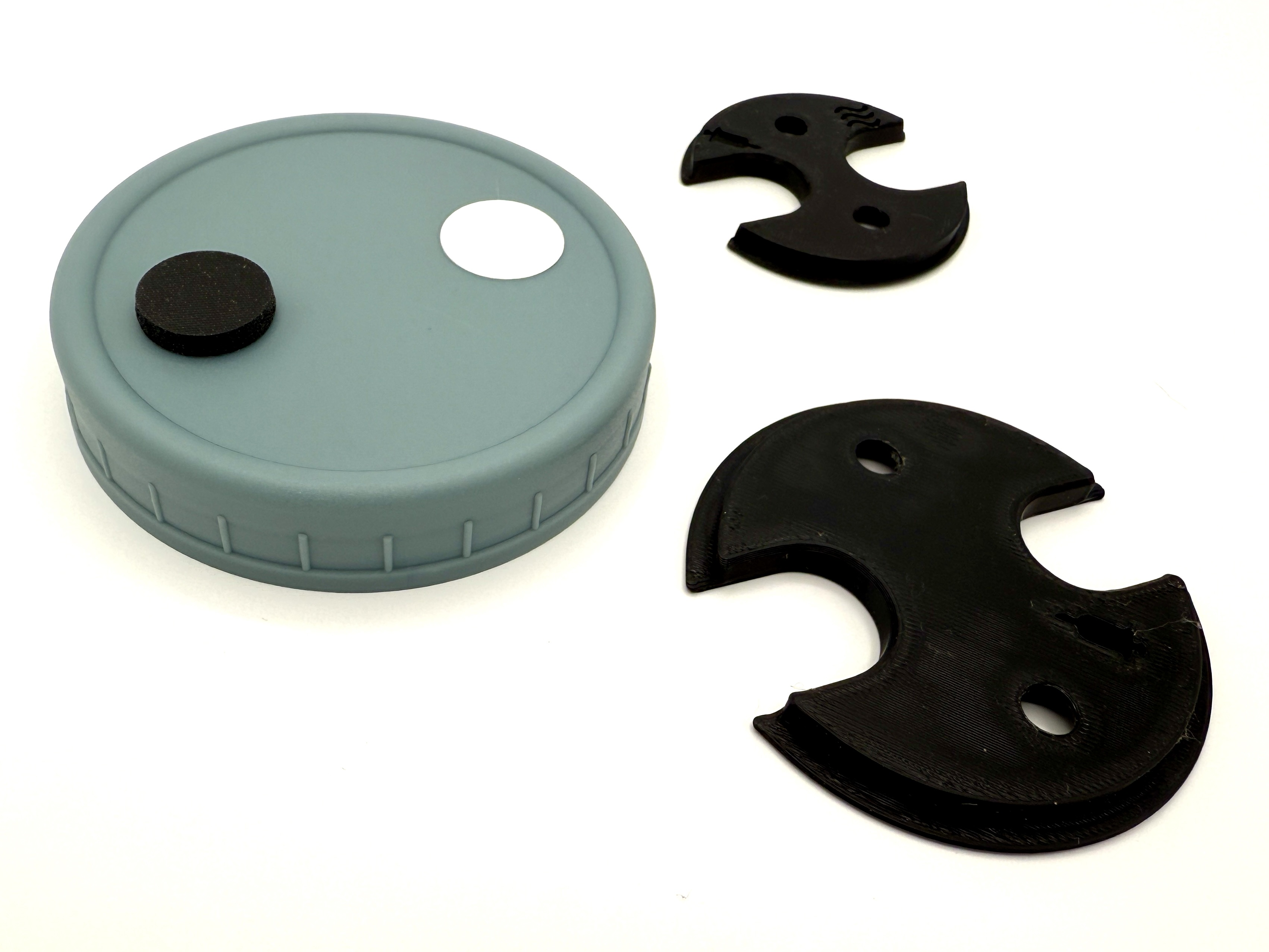 "Airport" mason jar lid hole template