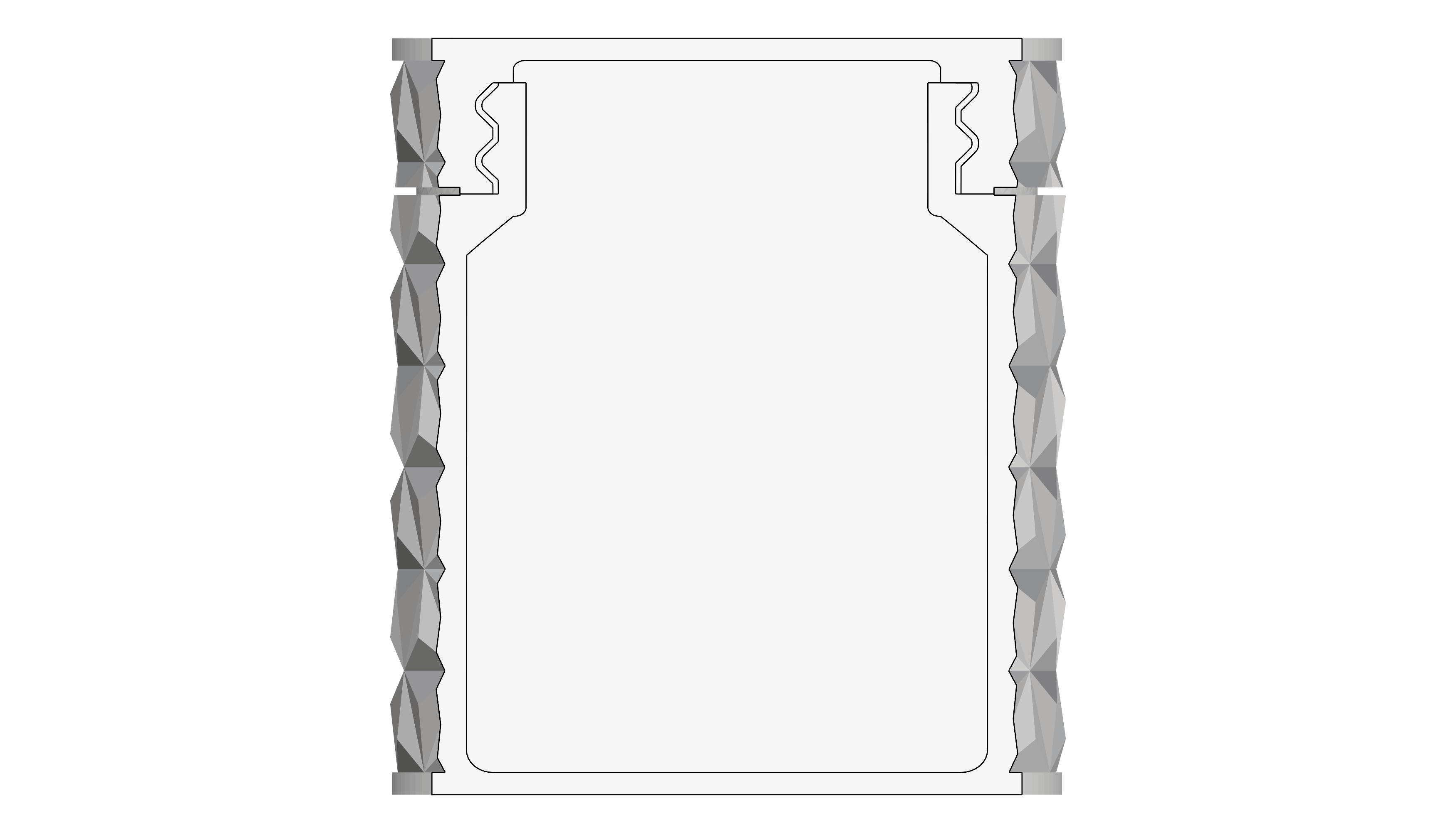 Geodesic Twist Container 2 parts. Ready to print. — miniatura 4