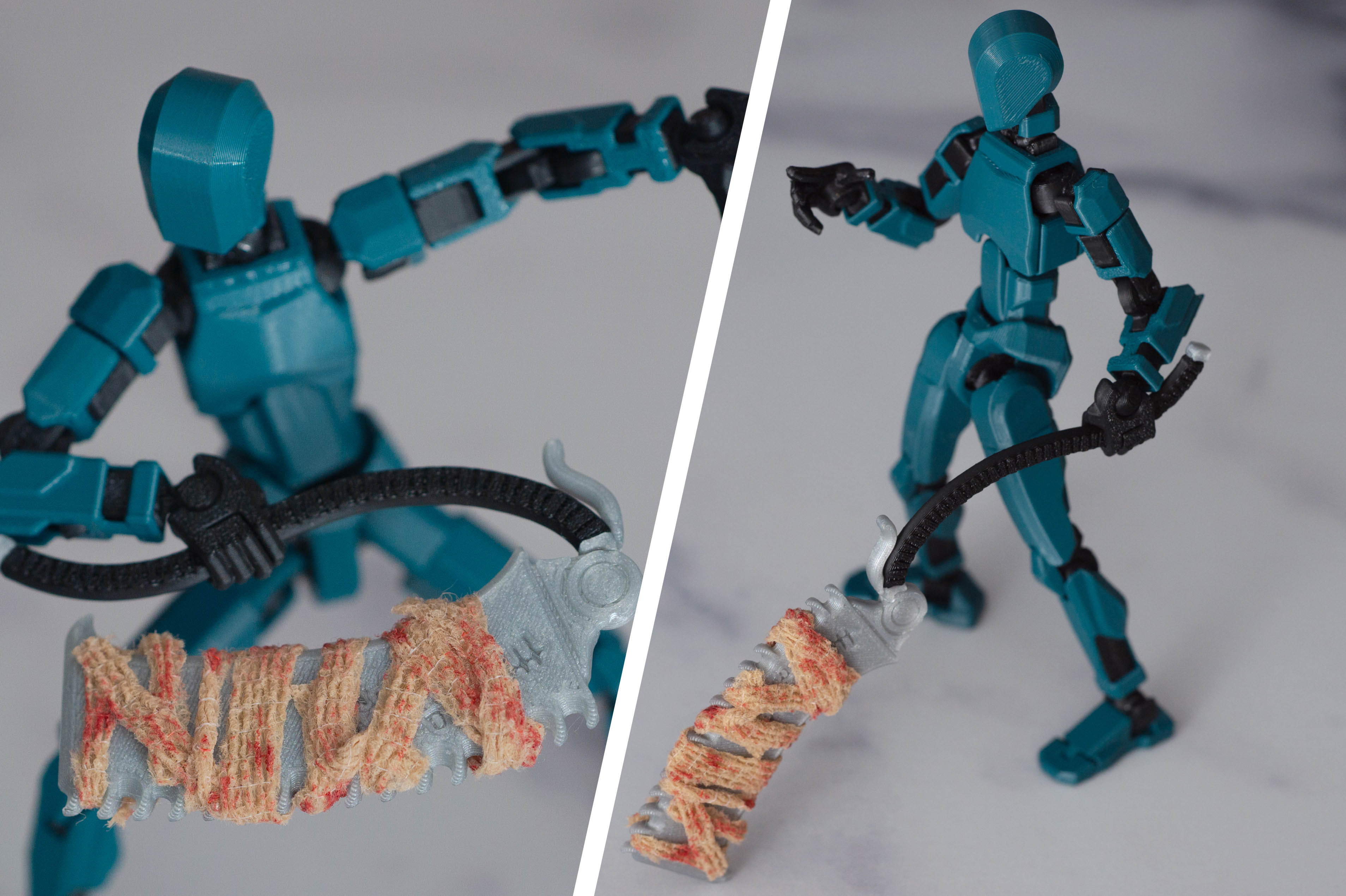 Saw Cleaver (Transforms print-in-place) - Dummy 13