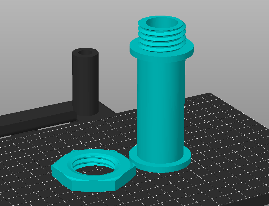 Flashforge Creator (pre-2014) spool holder — miniatura 2