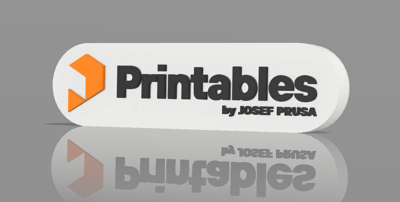 Printables Logo by Nforce3D By João Frade Download free STL model Printables Logo by Nforce3D By João Frade Download free STL model