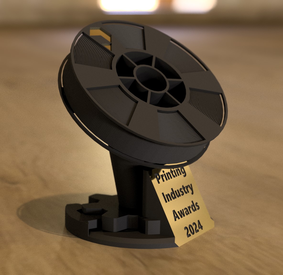 2024 3D Printing Industry Awards trophy