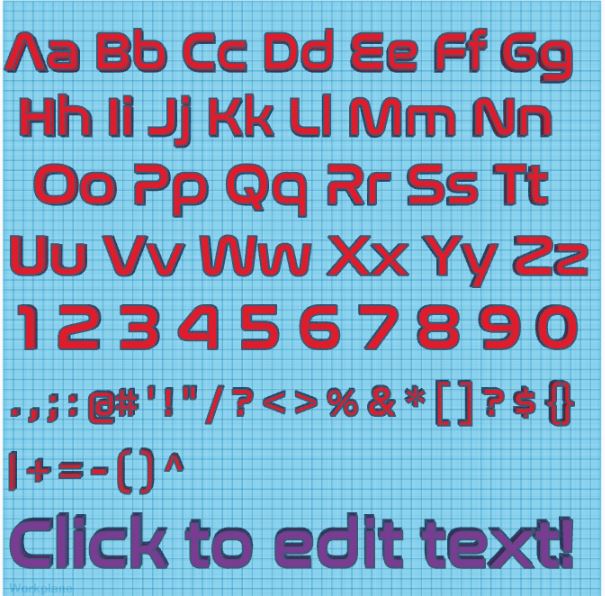 NASA/Space Agency Font Text (Complete)