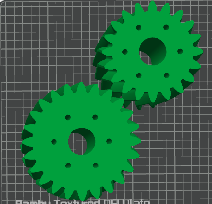 Spur and Herringbone Gears with mounts for Double D shaft motor shaft to .75 inch threaded rod