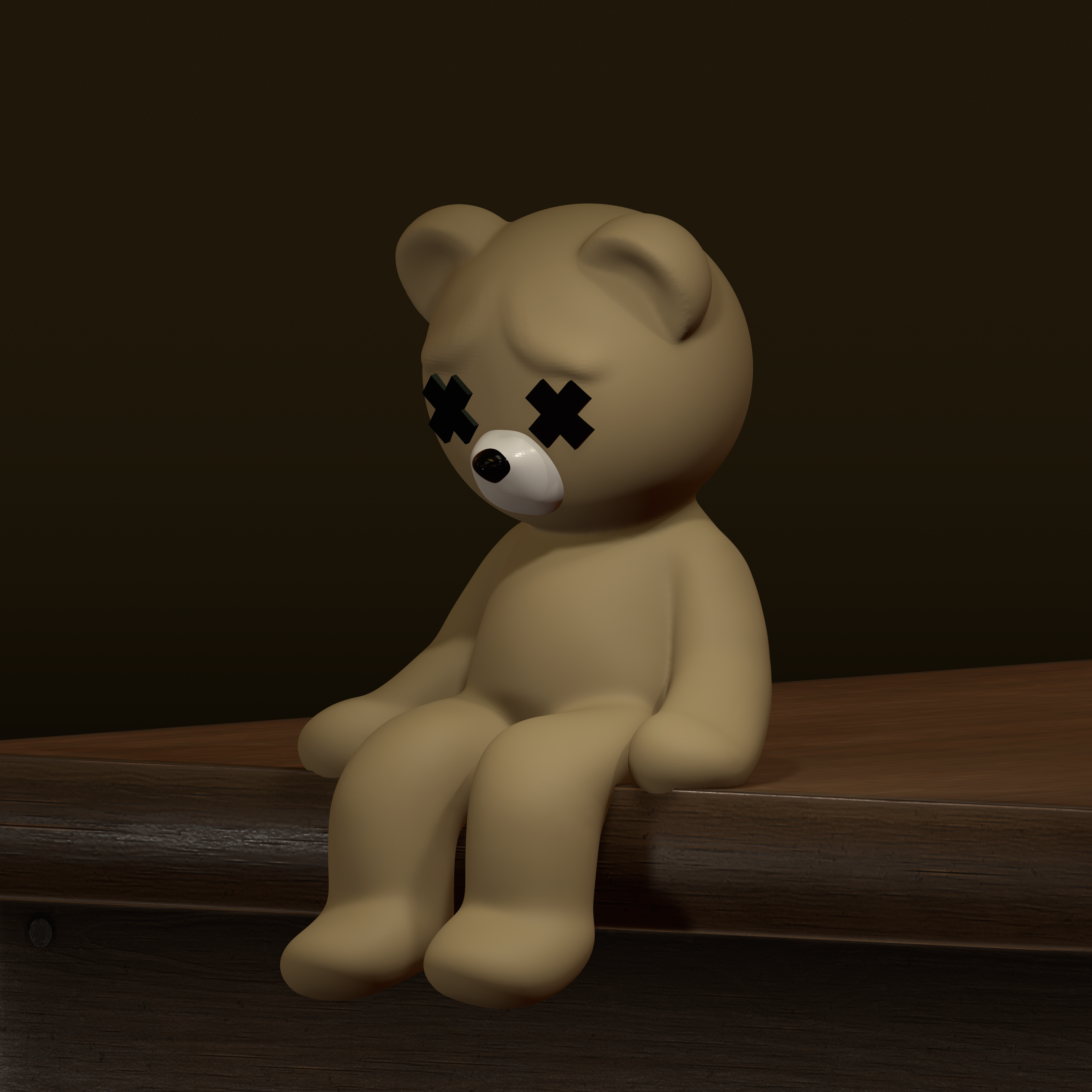 Sitting bear