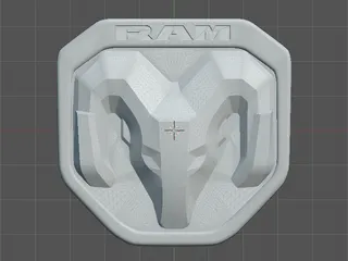 RAM new emblem by Andy Deere | Download free STL model | Printables.com