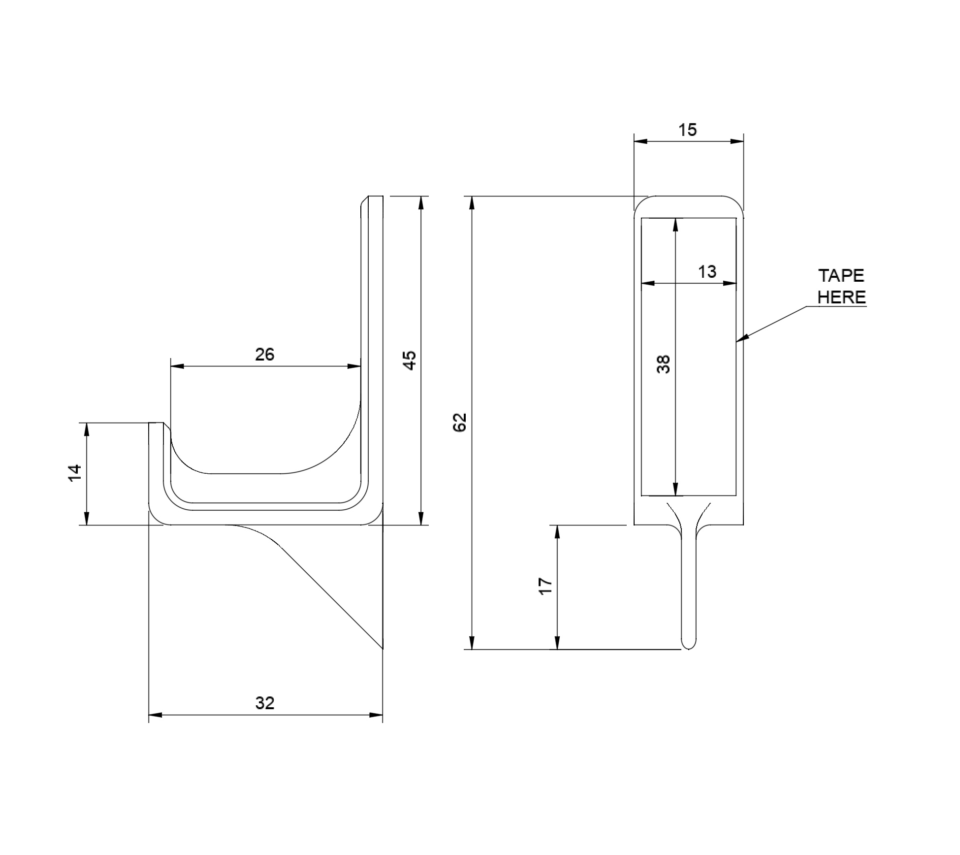 Yapışkan Duvar Kancaları (IKEA TJUSIG Stil) (Sadece Plastik Aparattır!!!)
