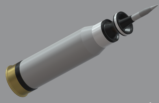 M829A1 Anti tank shell and Keycharm