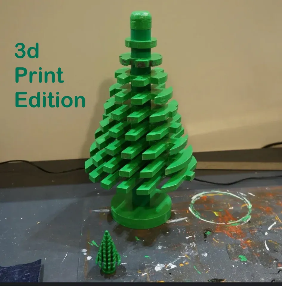 big lego christmas tree (3d printer edition) von alan ti