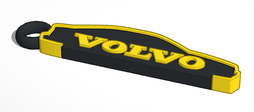 Volvo C70 keychain