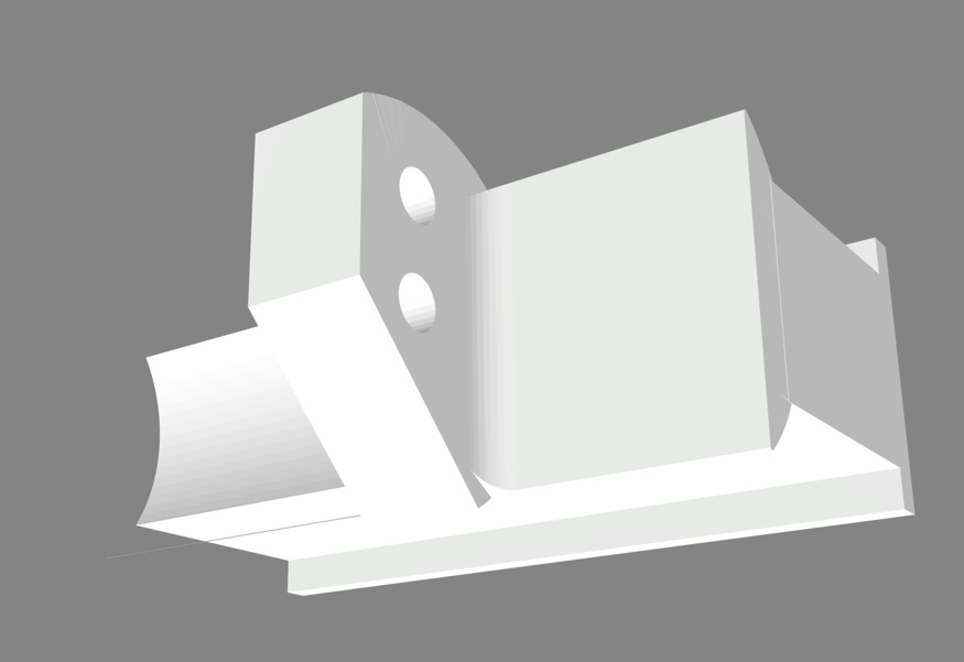 T-mount for Schmidt-Cassegrain Meade Model 2080