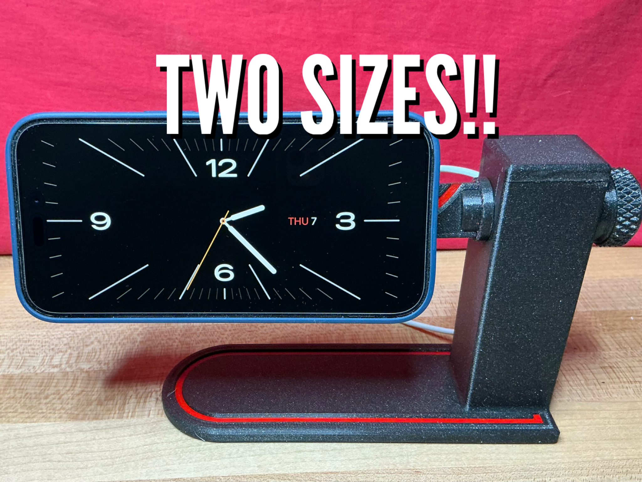 Variable Tilt iPhone Dock. Have it Your Way!