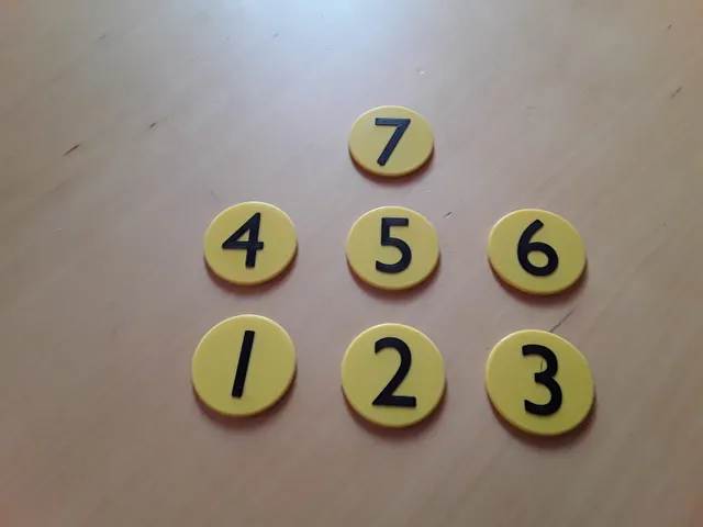 DIXIT Number Coins