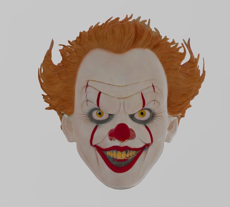 Pennywise head for Halloween decoration