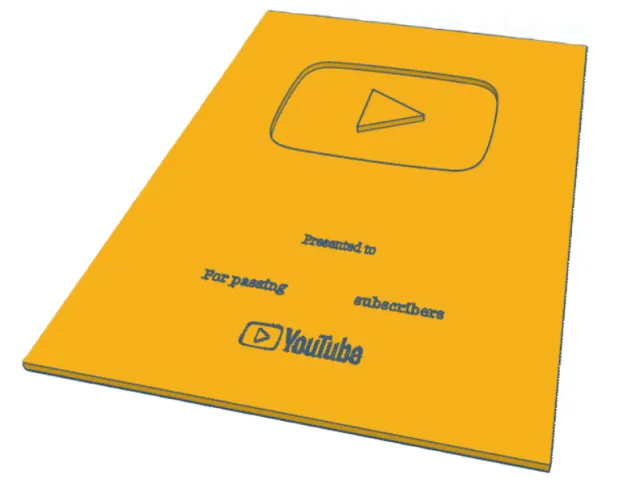 YouTube play button