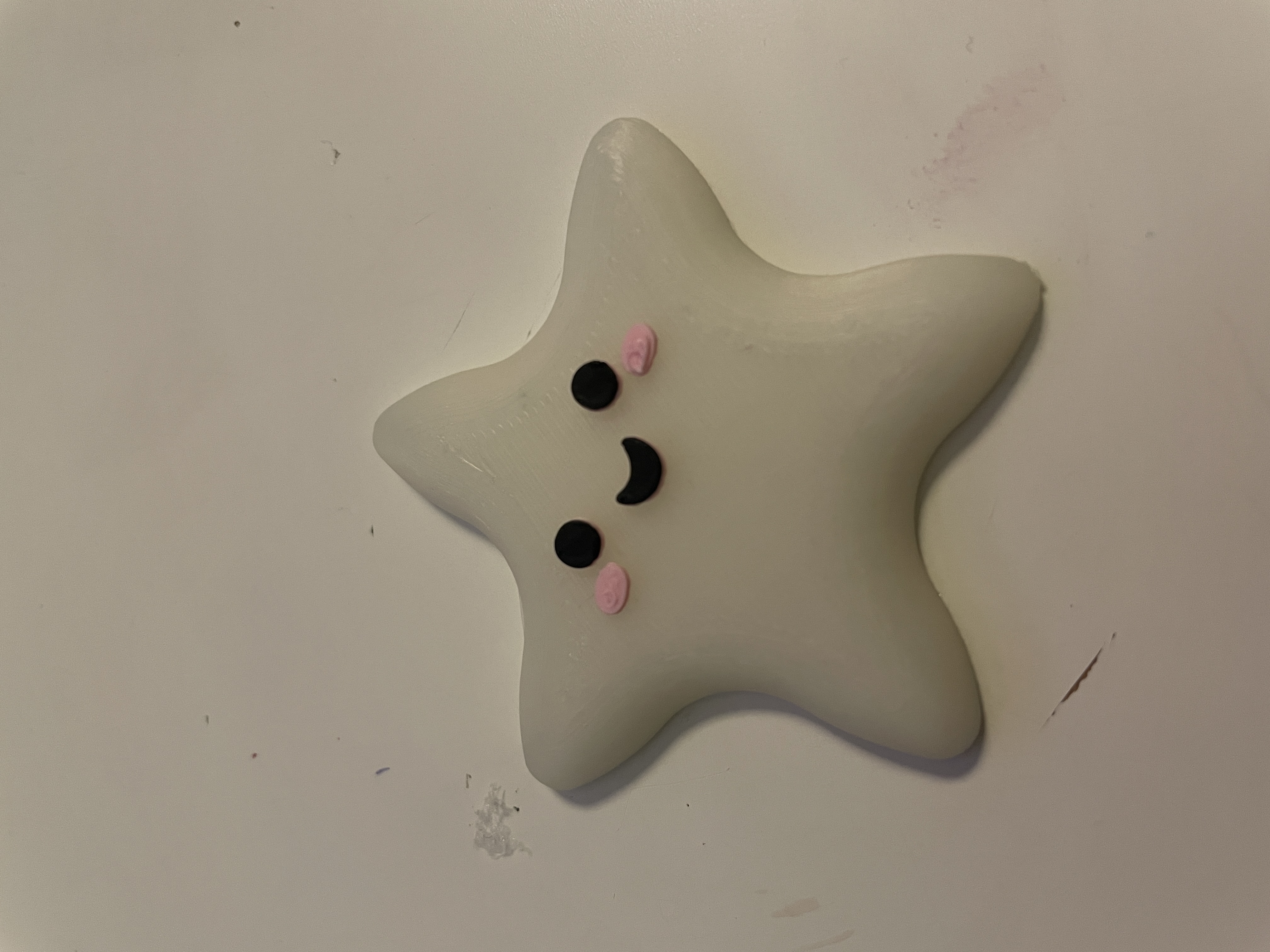 Smiling star 3 colors with pause