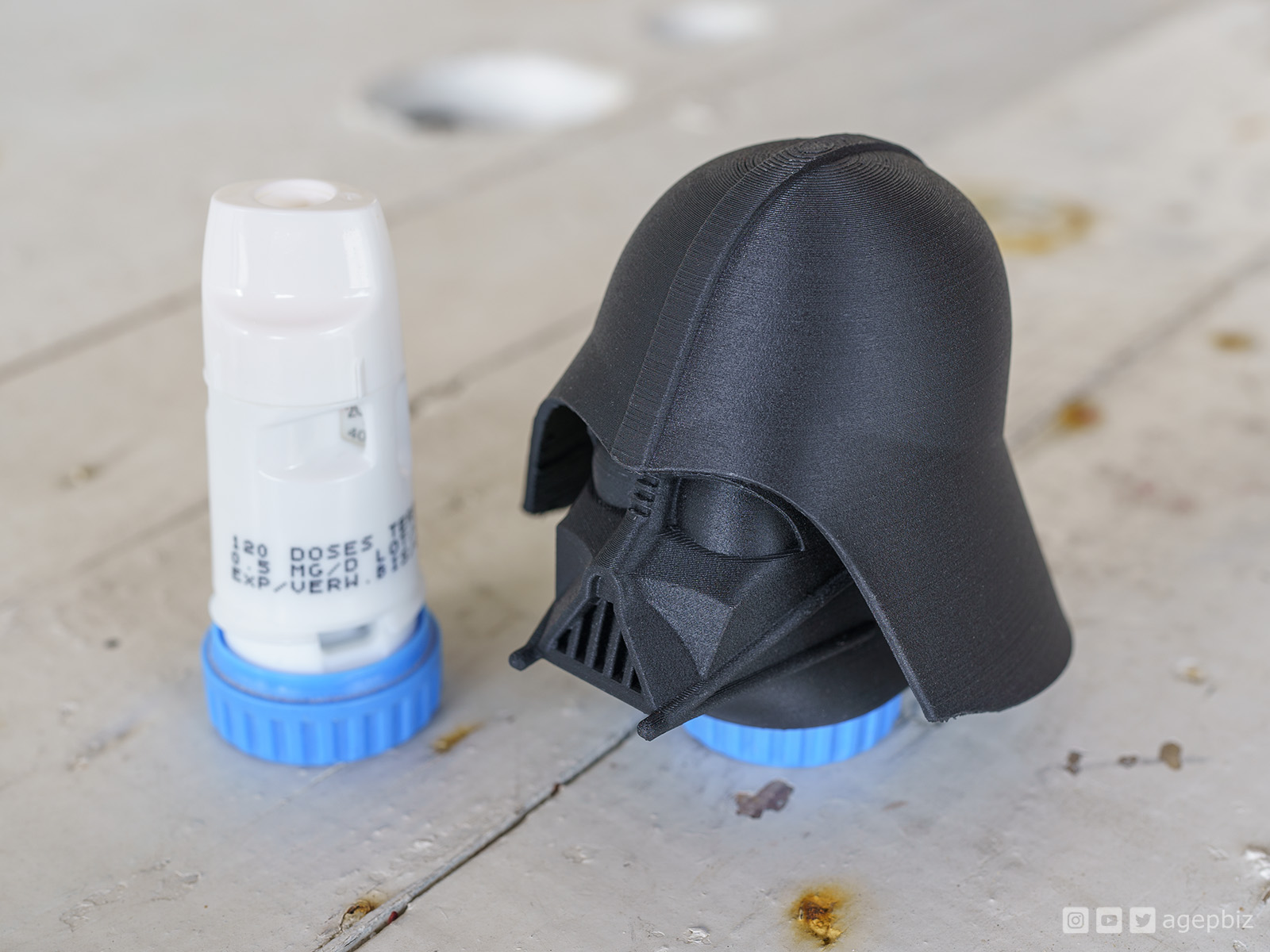 Darth Inhaler - Customized Asthma Inhaler - Darth Vader